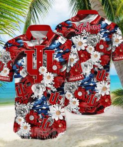 Indiana Hoosiers NCAA Independence Day Full Printed Classic Hawaiian Shirt