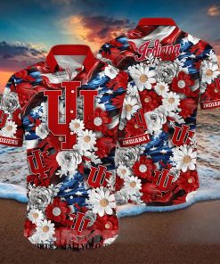 Indiana Hoosiers NCAA Independence Day Full Printed Classic Hawaiian Shirt