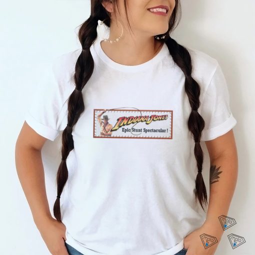 Indiana Stunt Spectacular Logo Indiana Jones Illustration Sweatshirt
