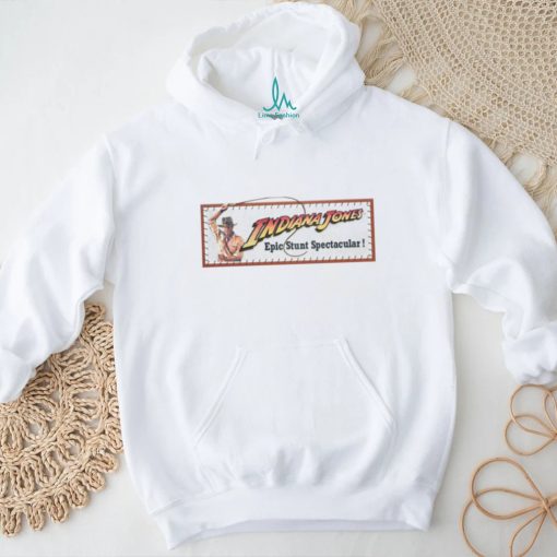 Indiana Stunt Spectacular Logo Indiana Jones Illustration Sweatshirt