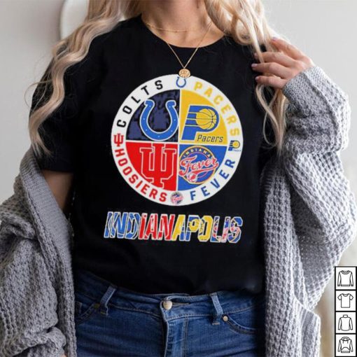 Indianapolis Sports Teams Shirt Colts Pacers Fever And Hoosiers