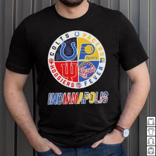 Indianapolis Sports Teams Shirt Colts Pacers Fever And Hoosiers