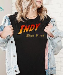 Indy Shot First Logo Indiana Jones Design Sweatshirt