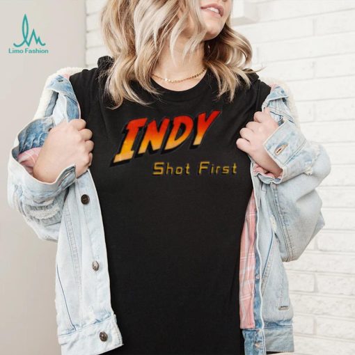 Indy Shot First Logo Indiana Jones Design Sweatshirt
