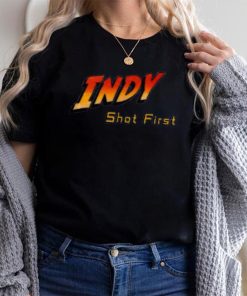 Indy Shot First Logo Indiana Jones Design Sweatshirt