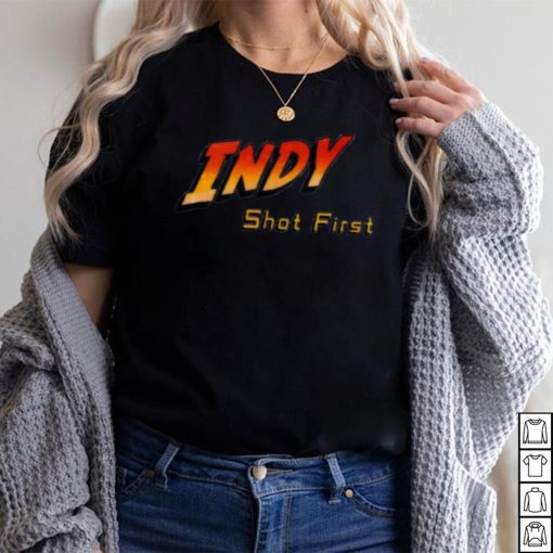 Indy Shot First Logo Indiana Jones Design Sweatshirt