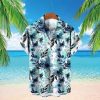 NCAA Oregon Ducks Hawaiian Shirt Palm Trees And Mountains Gift For Beach Trip