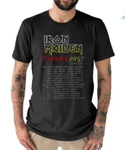 Iron Maiden Tour Dates 2023 Shirt The Future Past Tour 2023 Setlist T Shirt