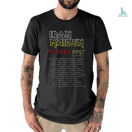 Iron Maiden Tour Dates 2023 Shirt The Future Past Tour 2023 Setlist T Shirt