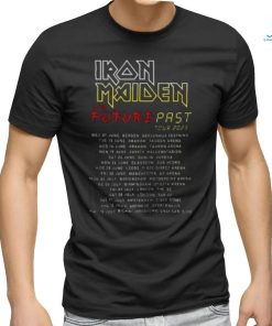 Iron Maiden Tour Dates 2023 Shirt The Future Past Tour 2023 Setlist T Shirt