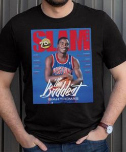 Isaiah Thomas Detroit Pistons NBA Slam Cover Tee Shirt