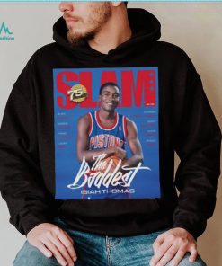 Isaiah Thomas Detroit Pistons NBA Slam Cover Tee Shirt