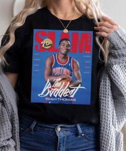 Isaiah Thomas Detroit Pistons NBA Slam Cover Tee Shirt