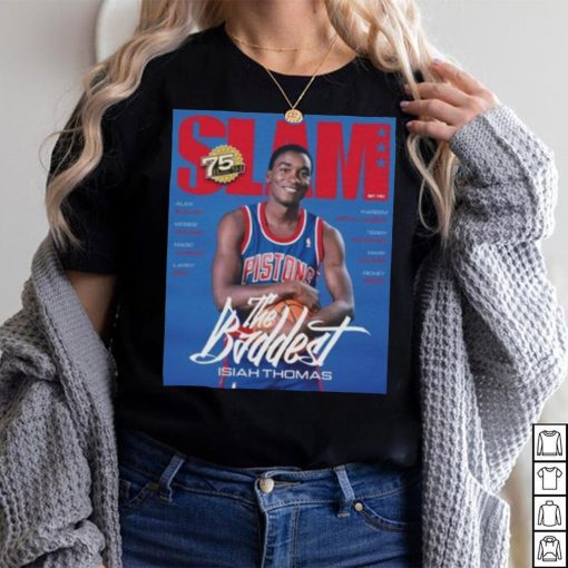 Isaiah Thomas Detroit Pistons NBA Slam Cover Tee Shirt