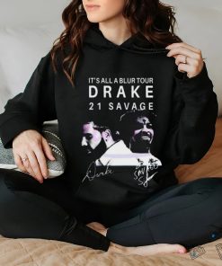 Its All A Blur Tour 2023 Drake 21 Savage Shirt