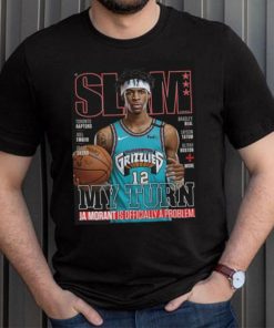 Ja Morant Memphis Grizzlies Slam Cover Tee Shirt