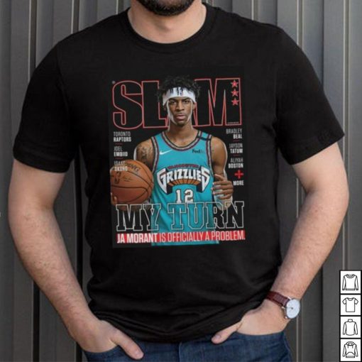 Ja Morant Memphis Grizzlies Slam Cover Tee Shirt