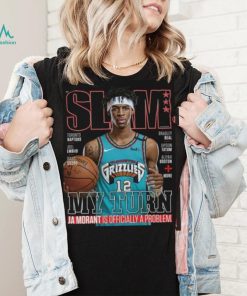 Ja Morant Memphis Grizzlies Slam Cover Tee Shirt