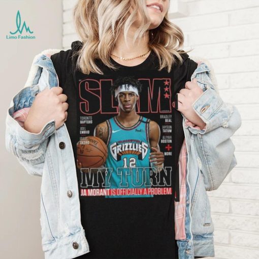 Ja Morant Memphis Grizzlies Slam Cover Tee Shirt