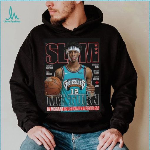 Ja Morant Memphis Grizzlies Slam Cover Tee Shirt