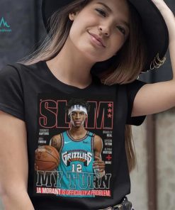 Ja Morant Memphis Grizzlies Slam Cover Tee Shirt