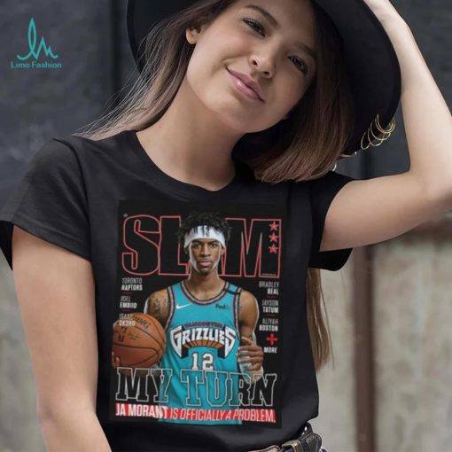 Ja Morant Memphis Grizzlies Slam Cover Tee Shirt