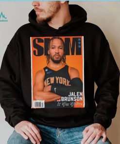 Jalen Brunson New York Knicks NBA Slam Cover Tee Shirt