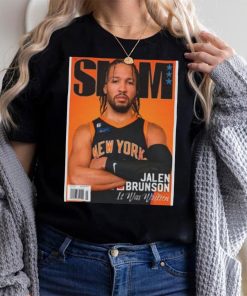 Jalen Brunson New York Knicks NBA Slam Cover Tee Shirt