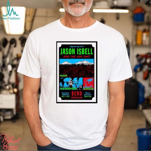 Jason Isbell Bend, OR Event Tour 2023 Poster shirt