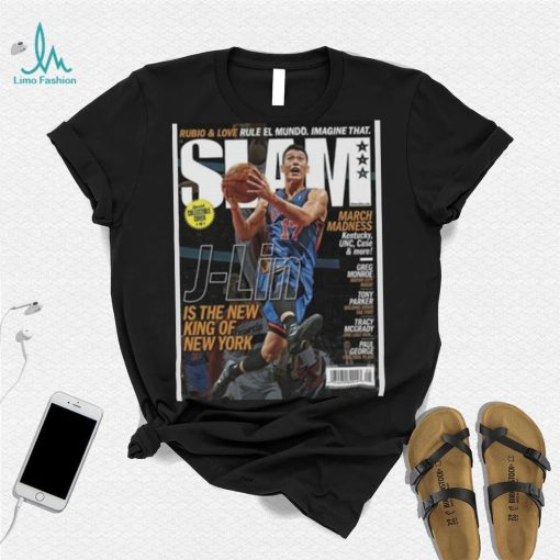 Jeremy Lin Linsanity NBA SLAM Cover Tee Shirt