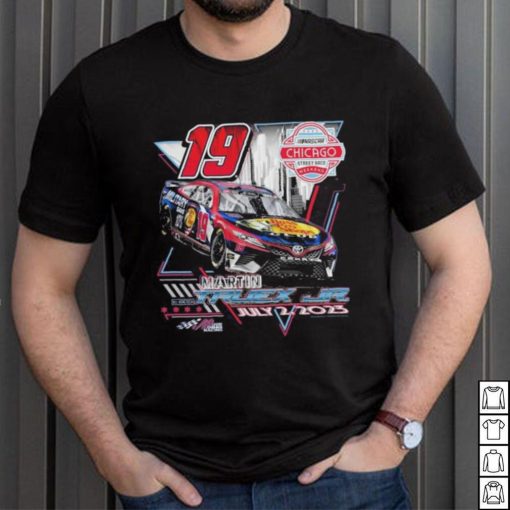 Joe Gibbs Racing Team Collection Royal Martin Truex Jr 2023 Grant Park 200 Nascar Shirt