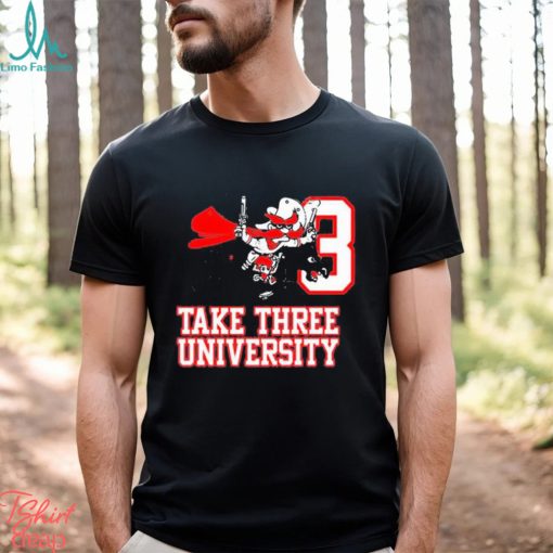 Joey mcguire take three university shirt