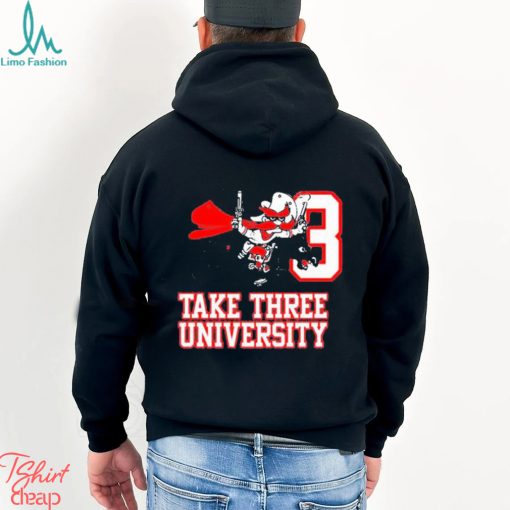 Joey mcguire take three university shirt