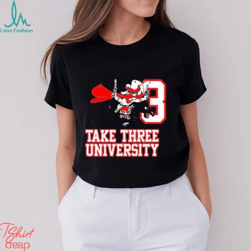 Joey mcguire take three university shirt