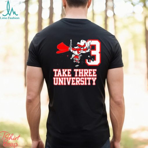 Joey mcguire take three university shirt