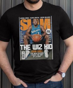 John Wall NBA Washington Wizards The Wiz Kid Slam Cover Tee Shirt