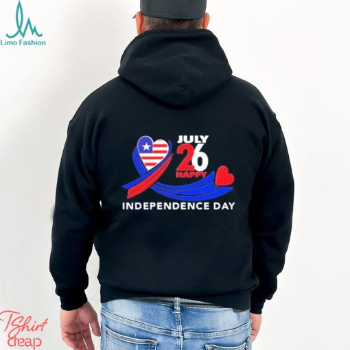 July 26 happy independence day shirt