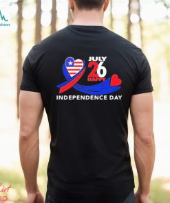 July 26 happy independence day shirt