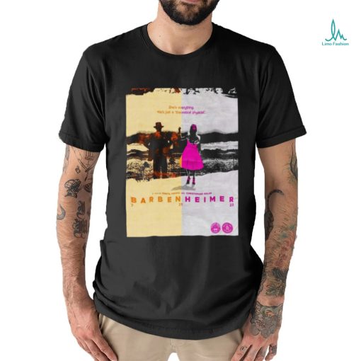 July movie barbie and oppenheimer 2023 barbenheimer poster shirt