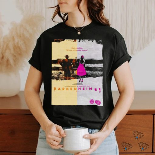 July movie barbie and oppenheimer 2023 barbenheimer poster shirt
