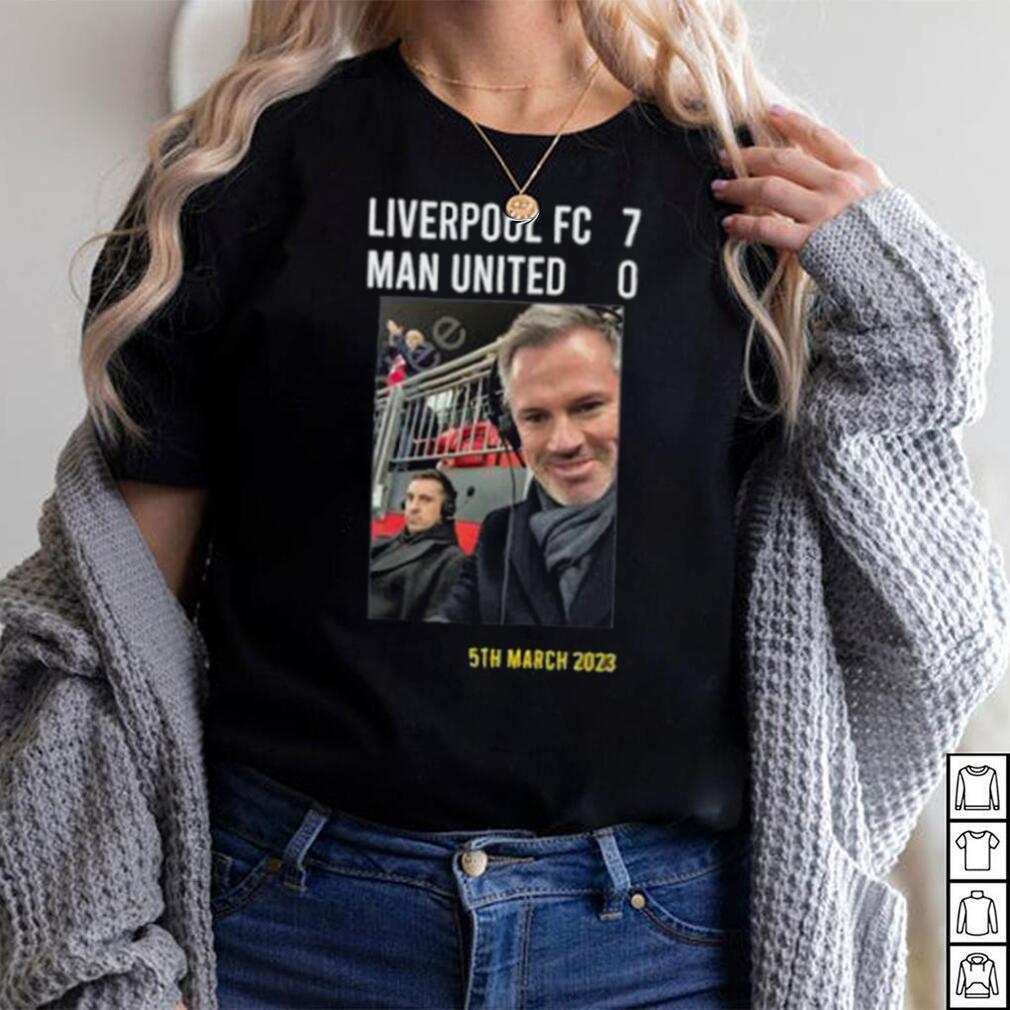 Jurgen Klopp Liverpool Pc vs Man United 7 0 shirt Jurgen Klopp Liverpool Pc vs Man United 7 0 shirt