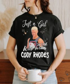 Just a girl in love with her Cody Rhodes shirt