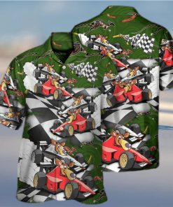 Kangraroo Racing Formula One Car Racing Australian Vibe 2 Hawaiian Shirt