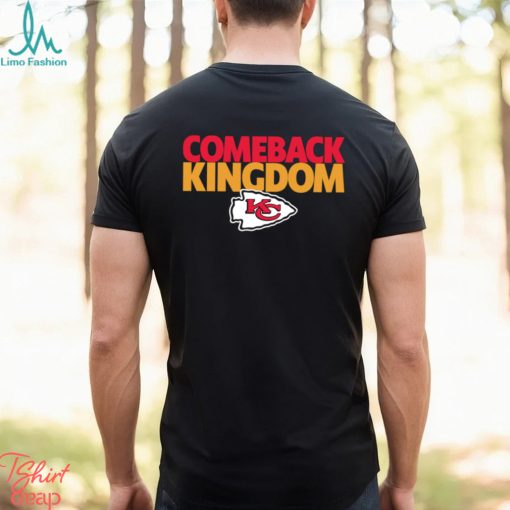 Kansas City Chiefs comeback kingdom American foolball logo shirt