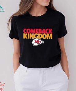 Kansas City Chiefs comeback kingdom American foolball logo shirt