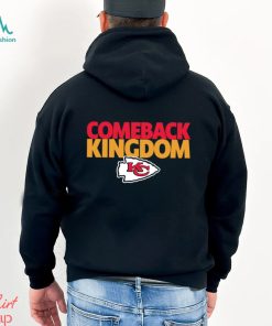 Kansas City Chiefs comeback kingdom American foolball logo shirt