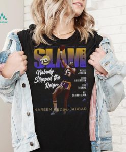 Kareem Abdul Jabbar Los Angeles Lakers NBA Slam Cover Tee Shirt