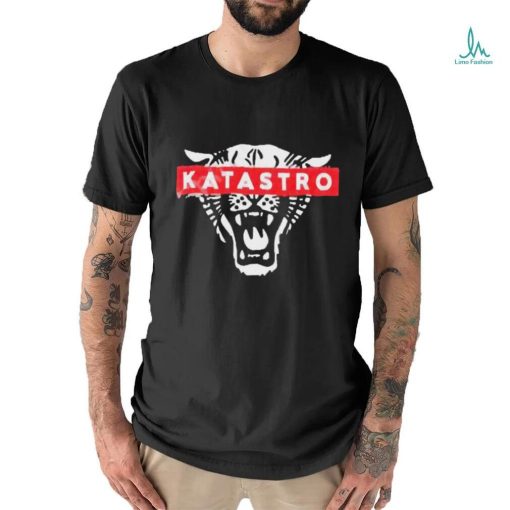 Katastro Merch Katastro Acid Washed Panther shirt