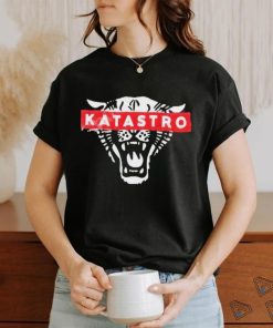 Katastro Merch Katastro Acid Washed Panther shirt