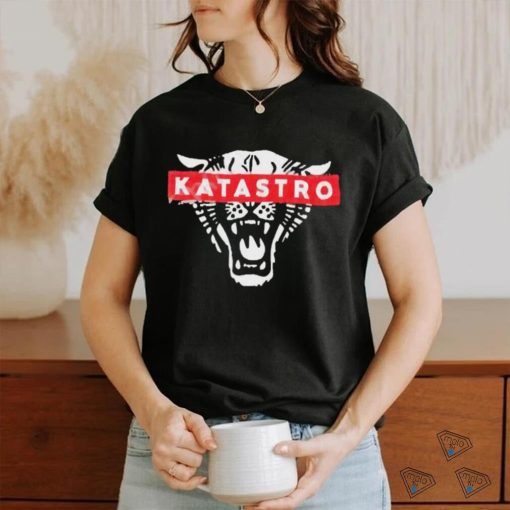 Katastro Merch Katastro Acid Washed Panther shirt